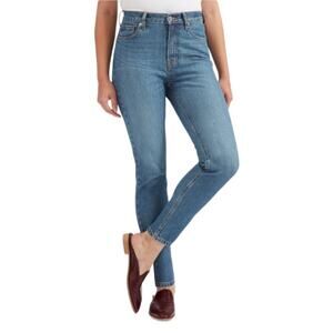 EVERLANE High Rise Medium Wash Skinny Jeans Size 26‎